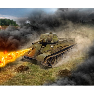 ICM ОТ-34/76 WWII Soviet flamethrower tank 1:35