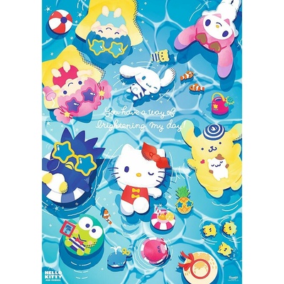 TREFL Premium Plus Hello Kitty Na letnej vlne 1000 dielov
