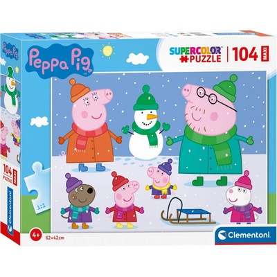 Clementoni MAXI Prasátko Peppa 23752 104 dílků