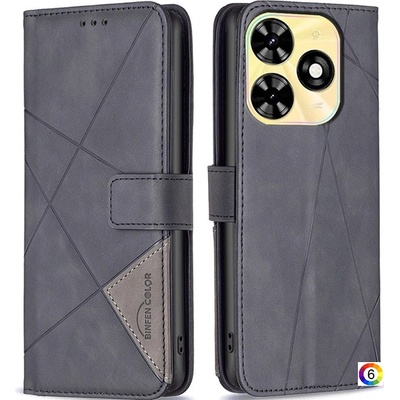 Tecno Spark Go 2024 4G / Spark 20 / Spark 20C / Pop 8 BINFEN COLOR Magnetic Wallet Калъф и Протектор