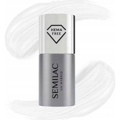 Semilac Top No Wipe HEMA Free pro hybridní laky bez výpotku 7 ml