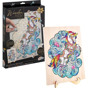Image 1 of Grafix Дървен пъзел Grafix от 130 части - Еднорог (400045)