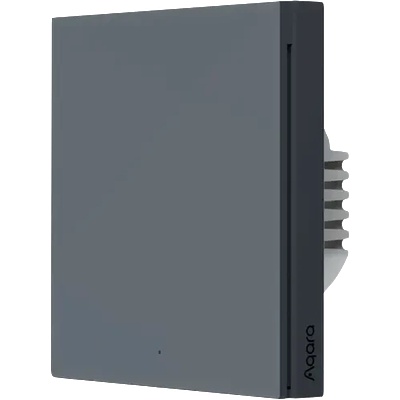 Aqara Smart Wall Switch H1 (no neutral, single rocker): Model: WS-EUK01; SKU: AK071RUG01 (WS-EUK01-GRAY)