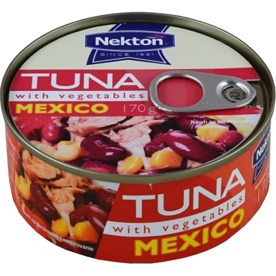 Nekton Tuniak kúsky so zeleninou MEXICO 170 g