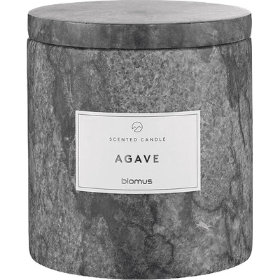 Blomus (Германия) Ароматна свещ BLOMUS FRABLI с аромат Agave - Ø10 х h11 см - цвят графит (BLOMUS 65456)
