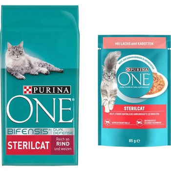 Purina One Bifensis Sterilcat hovädzie 9,75 kg