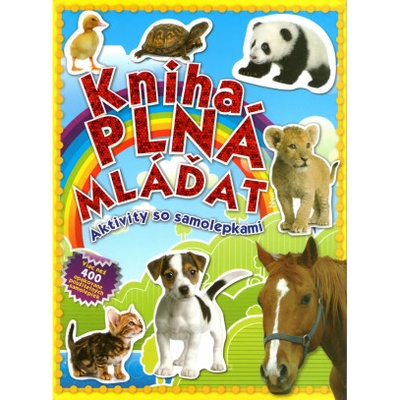 Kniha plná mláďat Aktivity so samolepkami