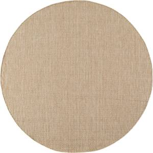 Ayyildiz Бежов кръгъл килим за открито и закрито ø 160 cm Mira 1450 - Ayyildiz Carpets (MIRA1601601450BEIGE)