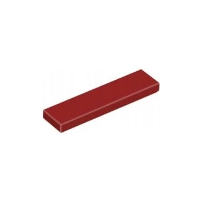 LEGO® 2431 dlaždica 1x4 tmavočervená 2ks