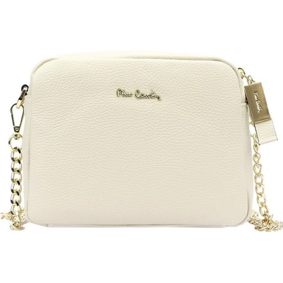 Pierre Cardin malá kožená crossbody kabelka no. 48 béžová