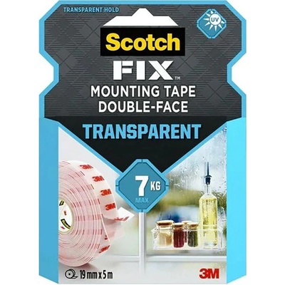 3M 4910C-1950-P Scotch Fix Obojstranná páska interiér 19 mm x 5 m transparentná