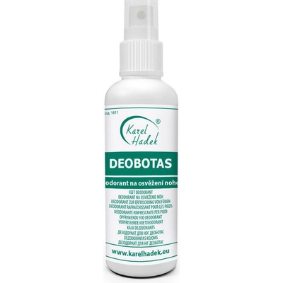 Karel Hadek Deodorant DEOBOTAS pro svěží nohy 100 ml