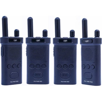 PNI PNI-R60-4 Ultra-Slim PMR Radio Kit 4-Pack USB-C SOS 1200mAh (PNI-R60-4)