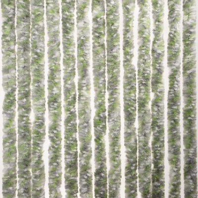 Dekorativní závěs proti hmyzu do dveří karavanu Brunner, 56 × 205 cm barva zelená/šedá/bílá