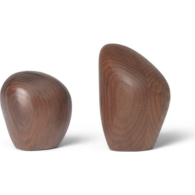 Ferm Living Solnička a korenička Cairn Dark Ash Wood