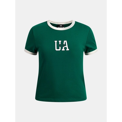 Under Armour dívčí tričko Ringer Tee zelená