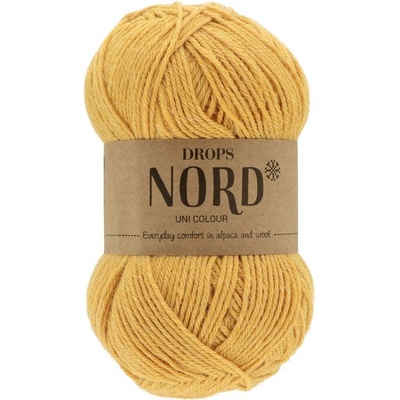 Drops Nord Uni Colour 18 zlatožltá
