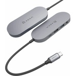 ADAM elements CASA USB-C 5-in-1 Hub with 240GB SSD - мултифункционален хъб за свързване на допълнителна периферия с вграден SSD диск за устройства с USB-C (тъмносив)