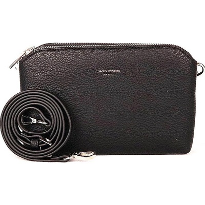 David Jones Tříoddílová malá crossbody kabelka CM6905 černá