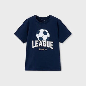 MAYORAL Тениска къс ръкав "league" морскосиньо за за мини момче Mayoral