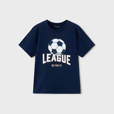 MAYORAL Тениска къс ръкав "league" морскосиньо за за мини момче Mayoral
