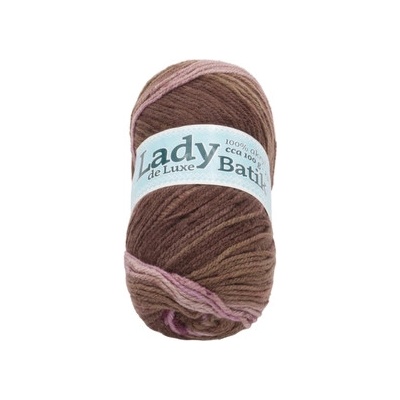 Lady de Luxe BATIK 100g - 606 růžová, hnědá