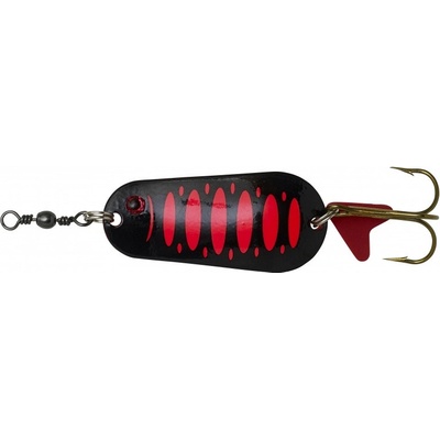 DAM Effzett Třpytka Standard Spoon 3,2cm 6g Fluo Red/Black UV