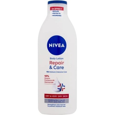 Nivea Repair & Care Body Lotion интензивно хидратиращ лосион за тяло за суха и много суха кожа 400 ml за жени