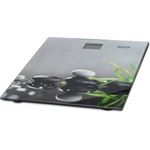 Muhler Електронна везна Muhler MSC-3077 Bamboo Spa, Закалено стъкло, Капацитет до 180 кг, LCD дисплей, Батерия CR2032 , Многоцветен (KT-1001317)