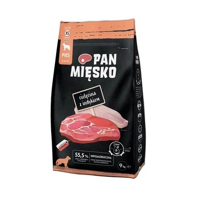 Pan Mięsko Teľacie mäso s morkou XS 9 kg