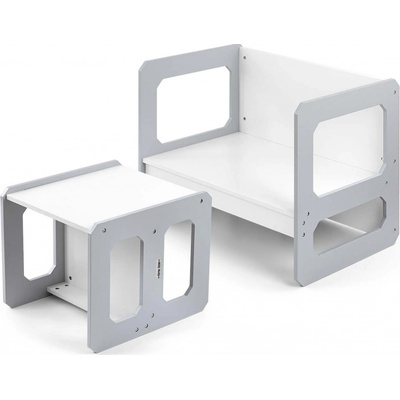 Milly Mally Stella 3v1 stůl a židle Grey