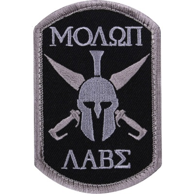 ROTHCO Nášivka MOLON LABE velcro BLACK