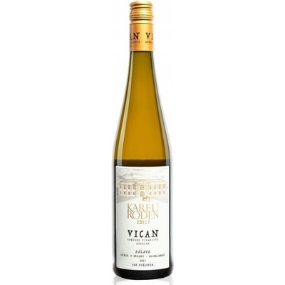 Vican Pálava Edice Karel Roden Výběr z hroznů 13% 0,75 l (holá láhev)