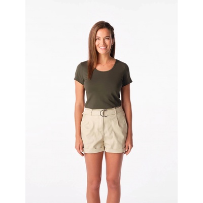 CityZen dámské bavlněné triko proti pocení dark khaki