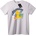 NOONEBRAND Тениска Внимание котарак с лаптоп - XS, White