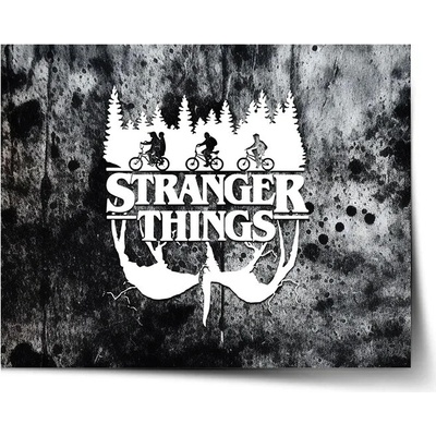 Sablio Plagát Stranger Things White - 60x40 cm