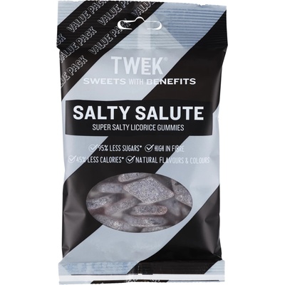 Twek lékořicové želatinové bonbóny Salty Salute 110 g