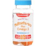 Holland & Barrett Healthy Kids / MultiVitamins Plus Omega 3 [30 дъвчащи дражета] Портокал