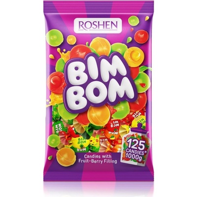 Roshen Bim-Bom tvrdé bonbony 1 kg