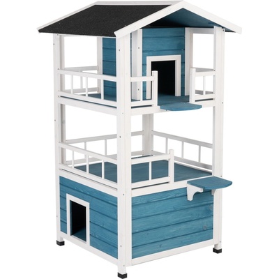 Penthouse Domeček modrý 72 x 72 x 124 cm