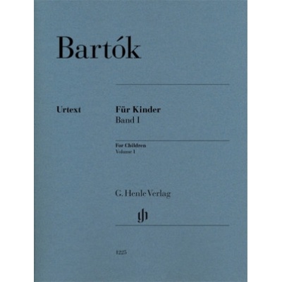 For Children Volume 1 noty pre klavír skladateľa Béla Bartók