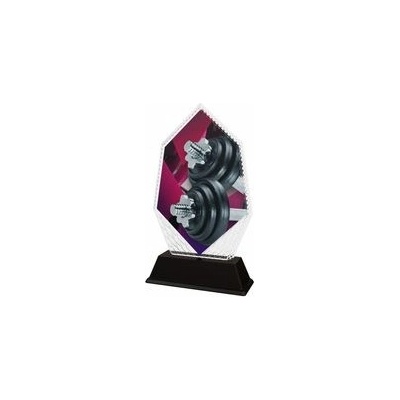 Poháry Bauer Akrylátová trofej PYR001M19 Vzpírání