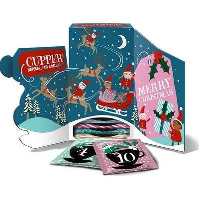 CUPPER čaj Advent Calendar 48 g