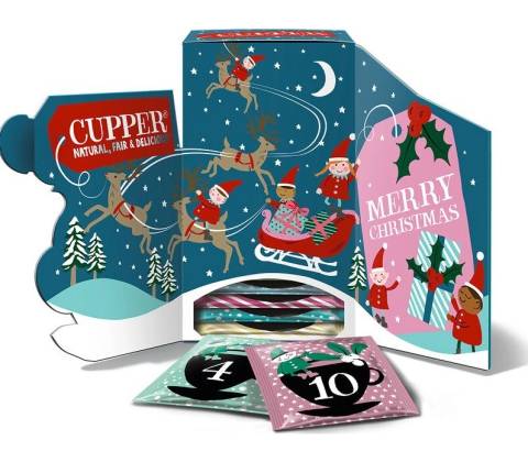 CUPPER čaj Advent Calendar 48 g