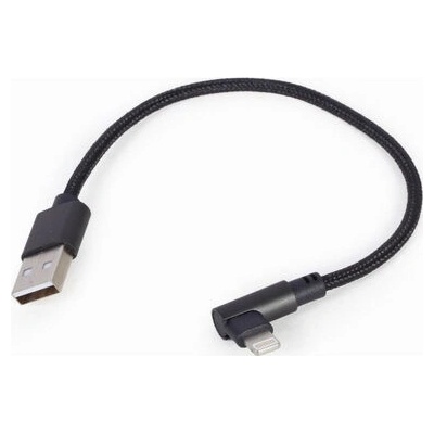 Gembird CC-USB2-AMLML-0.2M ligtning / USB 2.0, 0,2m, černý