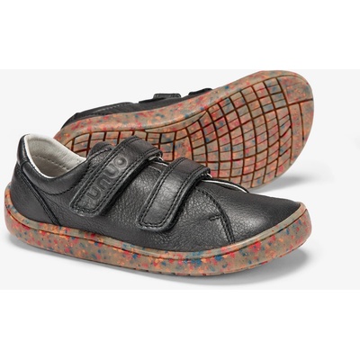 Dětské kožené barefoot boty černá