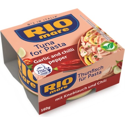 Rio Mare For Pasta Tuniak v olivovom oleji s cesnakom a chilli 160 g