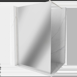 Mexen Kioto стена за душ Walk-in 70 x 200 см, огледало 8 мм, четкан никел - 800-070-101-97-50 (800-070-101-97-50)