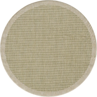 Ayyildiz Кръгъл килим за открито и закрито в цвят каки ø 120 cm Giza 1410 - Ayyildiz Carpets (GIZA1201201410GREEN)