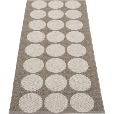 Pappelina Кафява и бежова пътека за открито и закрито 70x160 cm Hugo Walnut Linen - Pappelina (HU6K716)